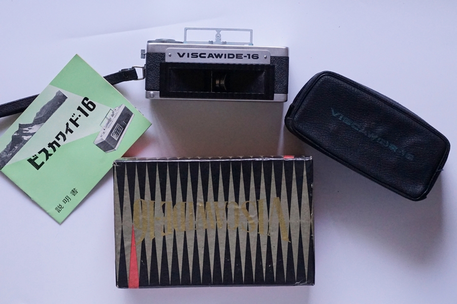 Full Packing VISCAWIDE-16 ST-D 16mm Film Panoramic Camera Made in Japan