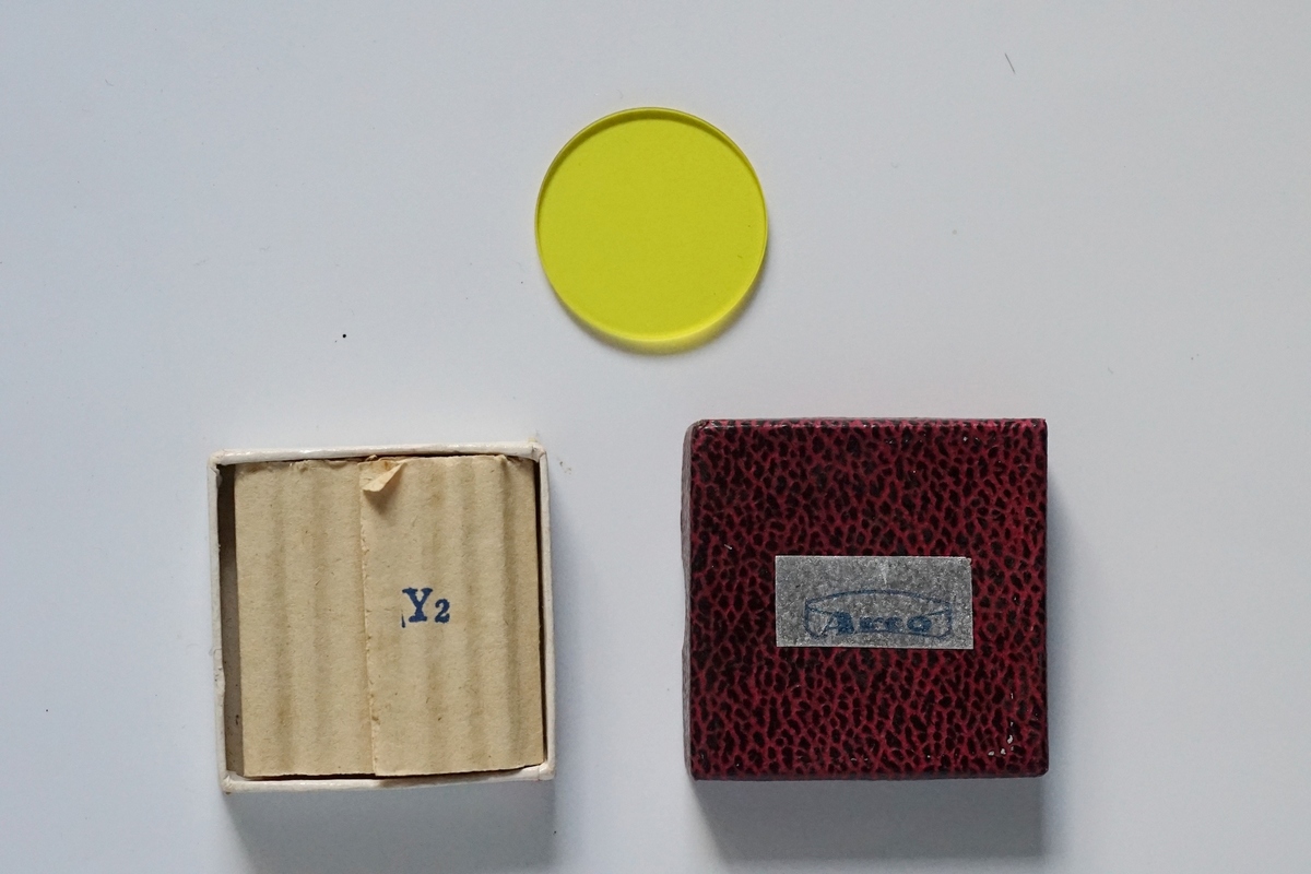 @VERY RARE@ Y2 Yellow Filter Arco 35 Folding Camera!