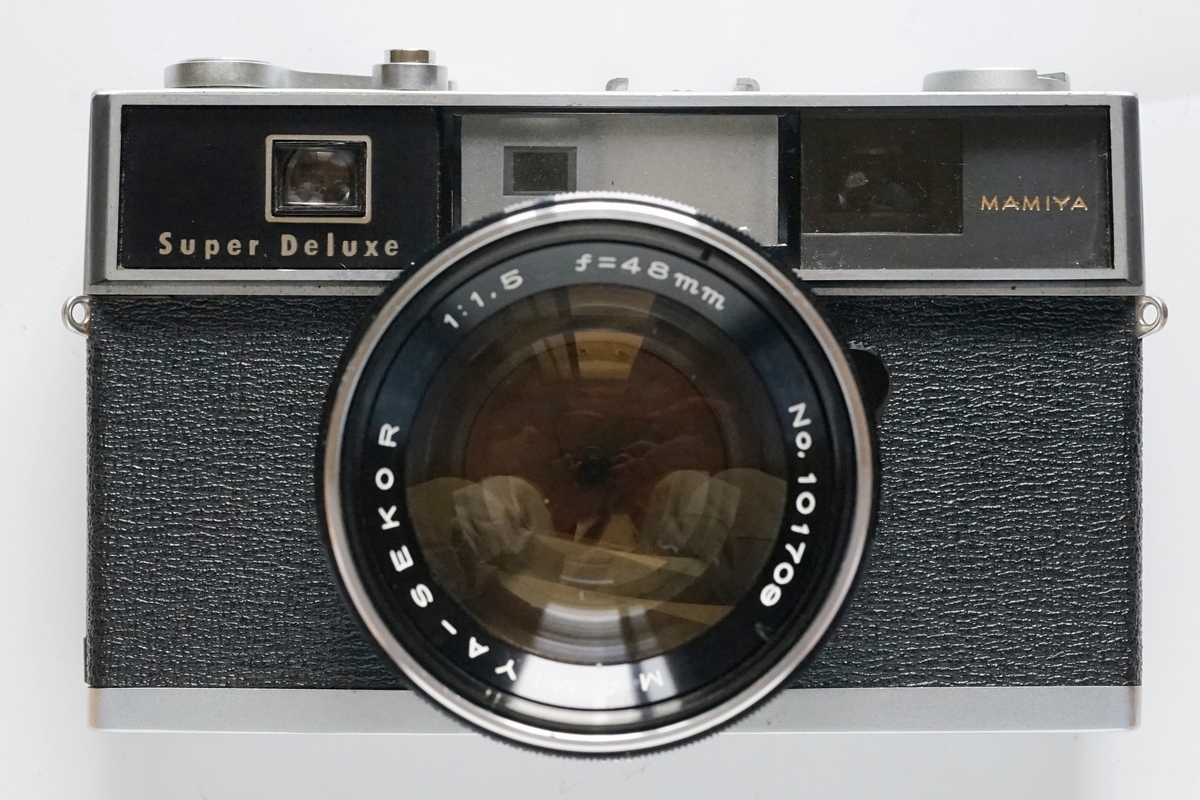 @F1.5 FAST LENS@ Mamiya Super Deluxe Camera Made in Japan! For PARTS ONLY!
